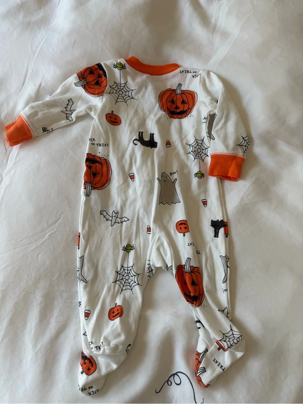 Halloween One-Piece Pajama Sleeper Set